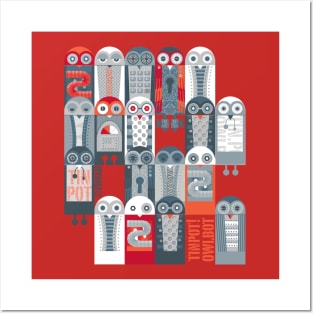 Tin Pot Owl Bot Posters and Art